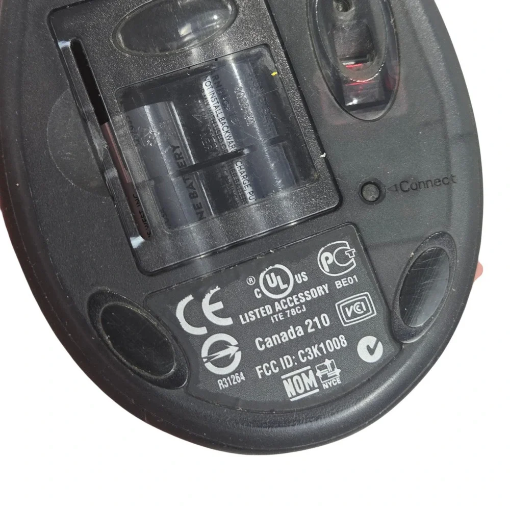 Microsoft Wireless Optical Mouse‎ 2.0 Model 1008 w Receiver 1019 Vintage Tech